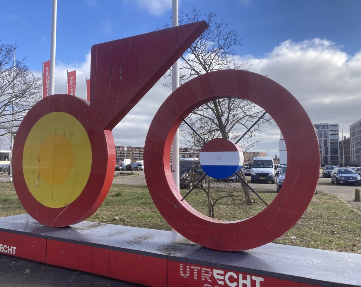 Het 3d-fietsontwerp in de geest van Gerrit Rietveld. Foto: JW