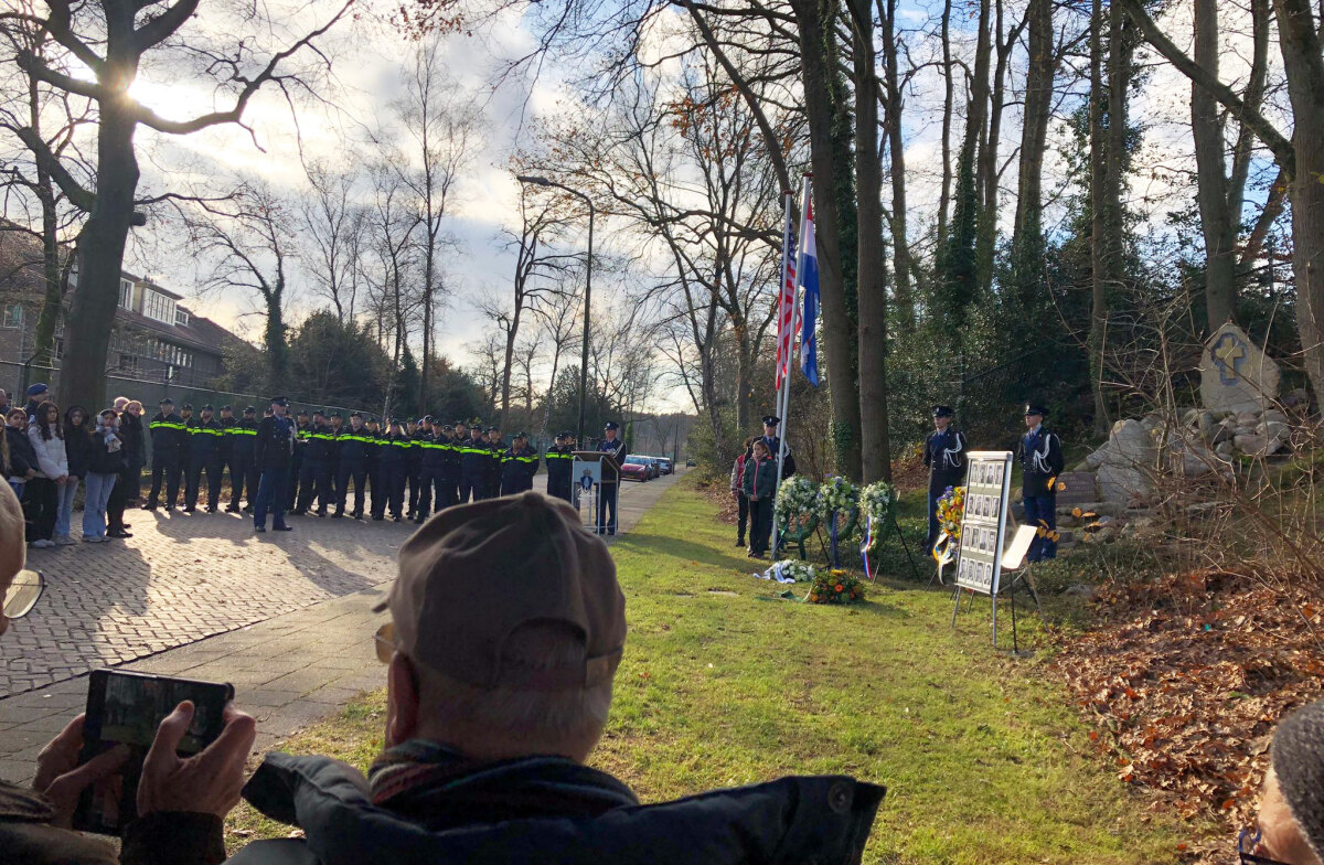 De herdenking in Apeldoorn op 29 november 2024. Foto: Niels Bokhove