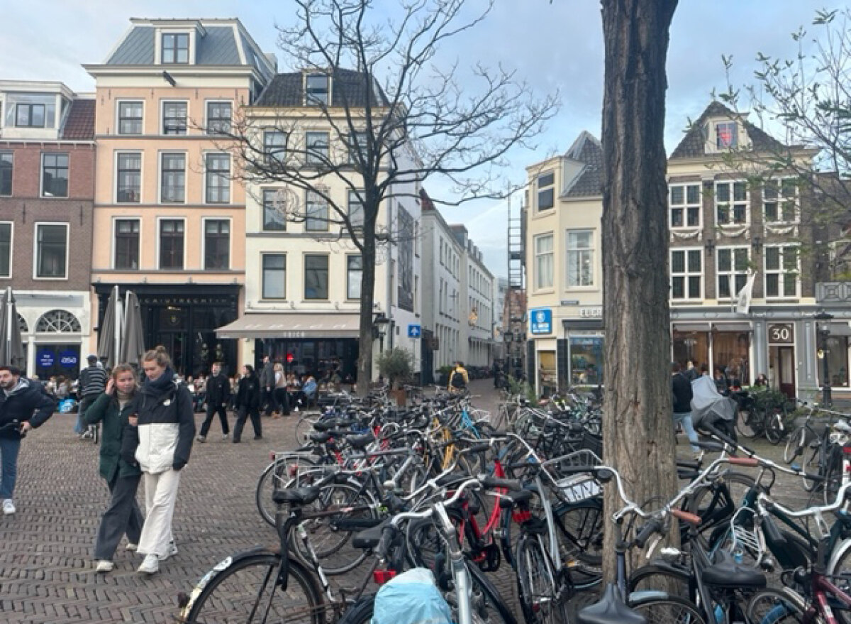 De ingang van de Telingstraat, gezien vanaf de Ganzenmarkt. Foto: Dik Binnendijk