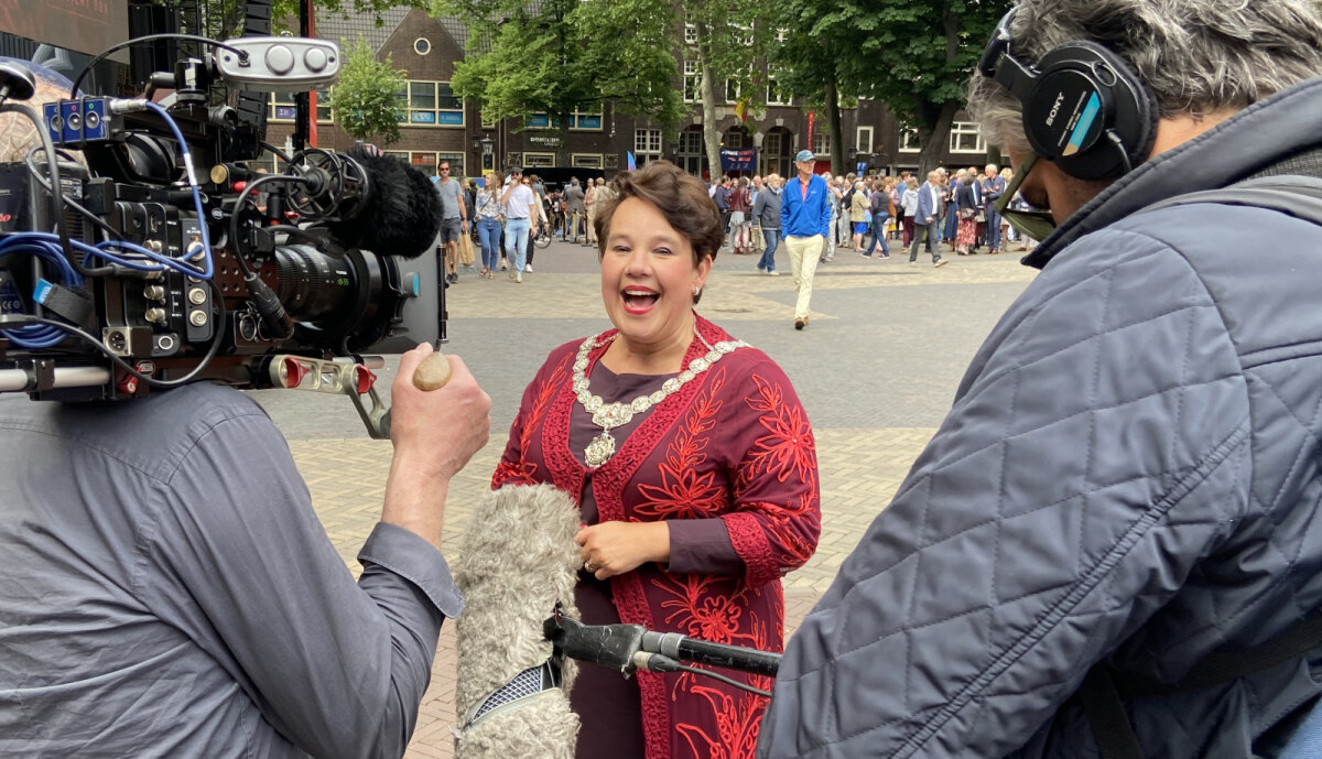 Burgemeester Dijksma tijdens de viering van 900 jaar Utrecht, op 2 juni 2022. Foto: Jim Terlingen