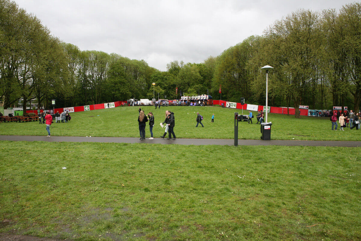 De situatie rond 14.15 uur. Foto: Ton van den Berg