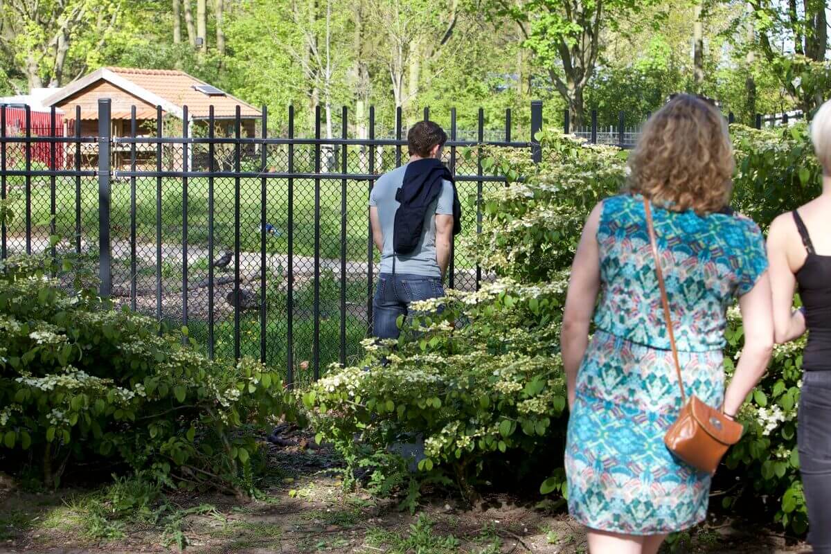 Wie het niet kon ophouden zocht een alternatief. Foto: Ton van den Berg