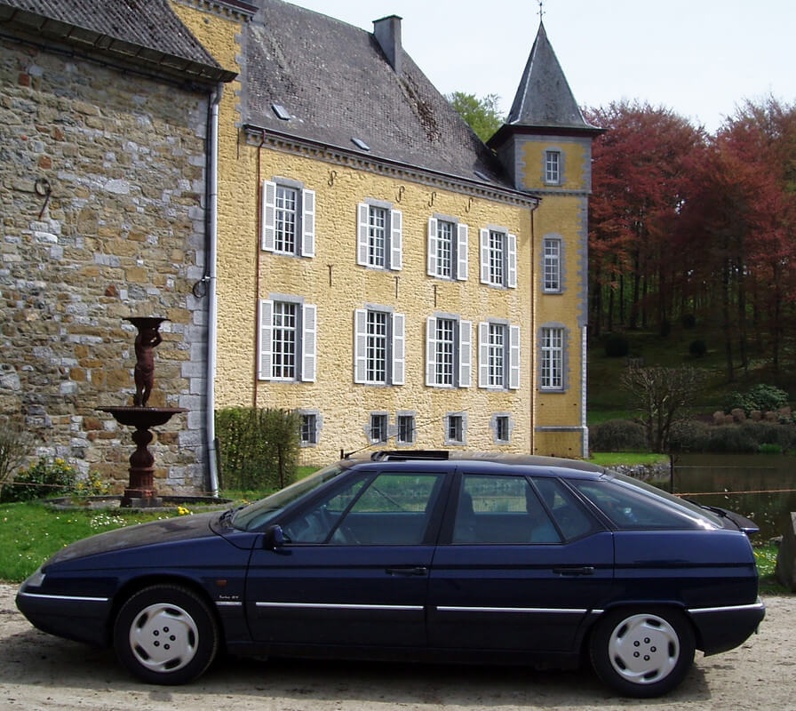 Showen met Citroen XM. Foto: Leenaers